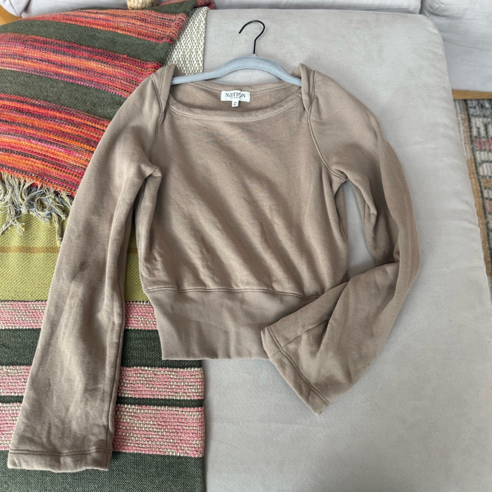 Nation LTD Taupe Sweatshirt